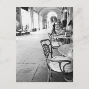 Turin Italien, kafé och valv Vykort