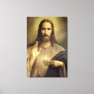 Turin Jesus Kristus ansikte, Heliga Ansikte Canvastryck