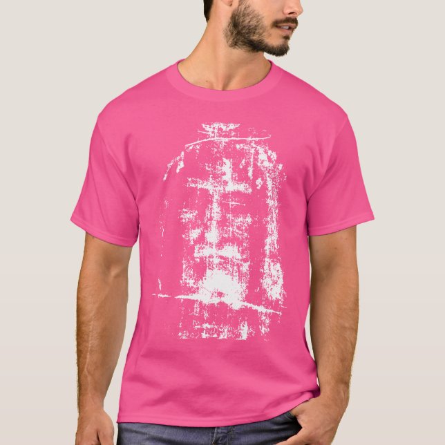 Turin Jesus Kristus Ansikte T Shirt (Framsida)