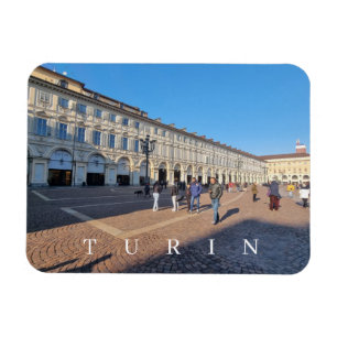 Turin Piazza San Carlo - visa kylmagnet Magnet