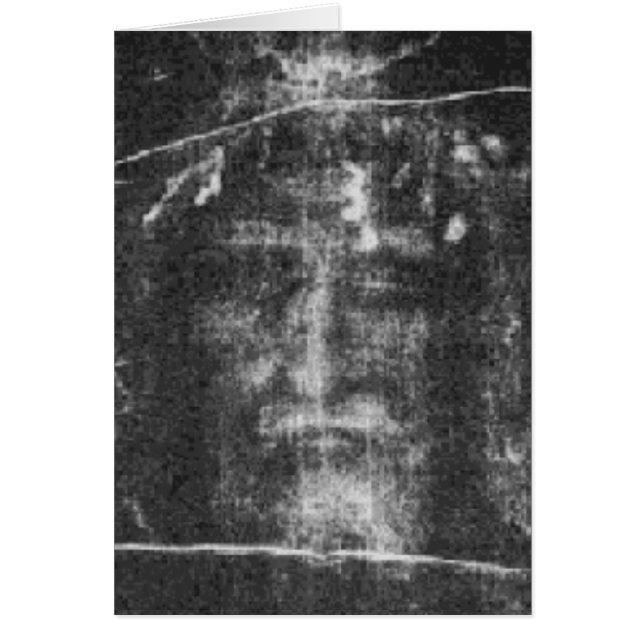 Turin Shroud Hälsningskort (Framsidan)
