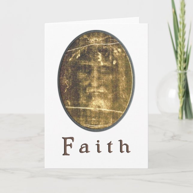 Turin Shroud Helgkort (Framsida)