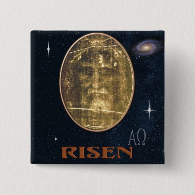 Turin Shroud Knapp (Framsida)