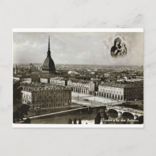 Turin, Torino, stadsvy Vykort
