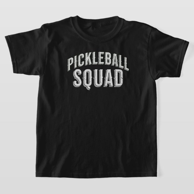 Turinament för Pickleball Squad Team T Shirt (Laydown)