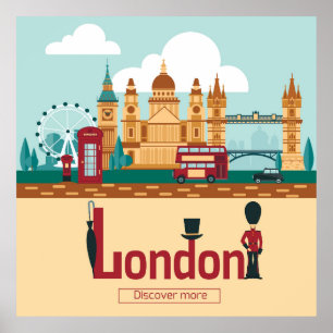 Turism i London Poster