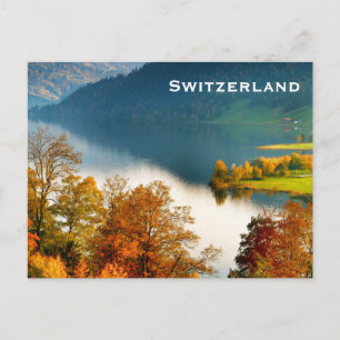 Turism i Schweiz Vintage resor Vykort