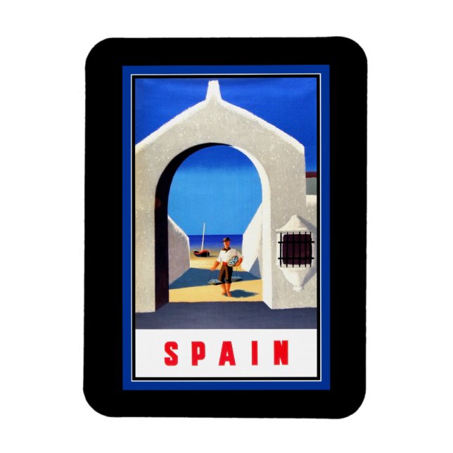 Turism i Spanien Magnet (Vertikal)