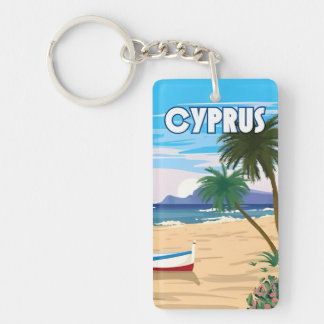 Turism i vintage resor retro souvenir Cyprus