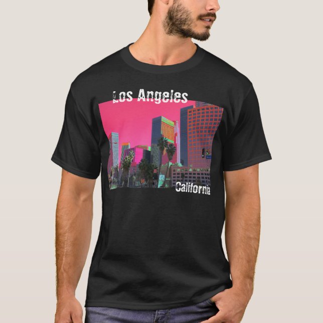Turismdräkt Los Angeles, Kalifornien T-shirt (Framsida)