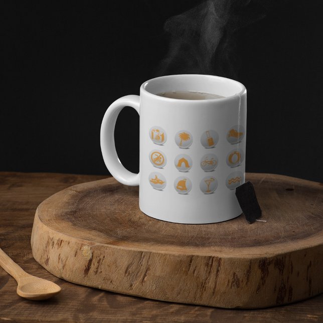 Turismikoner Kaffe Mugg (Skapare uppladdad)