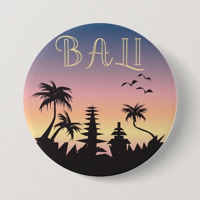 Turismskylt på Bali Knapp (Framsida)