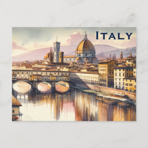 Turismtillägg för italien Vintage resor Vykort