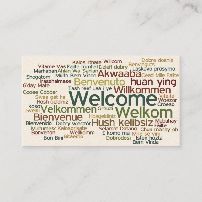 Turismvisitkort Visitkort (Framsida)