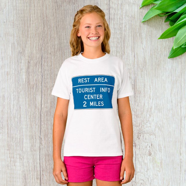 Turist Info Center Skylt T Shirt (Skapare uppladdad)