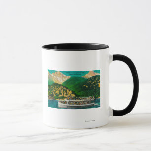 Turist- Steamer på Diablo sjön, Skagit Mugg