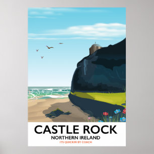 Turistaffisch i norra delen av sten. poster