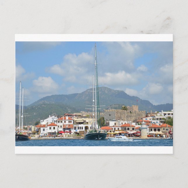 Turistbåtar i Turkiet Vykort (Framsida)