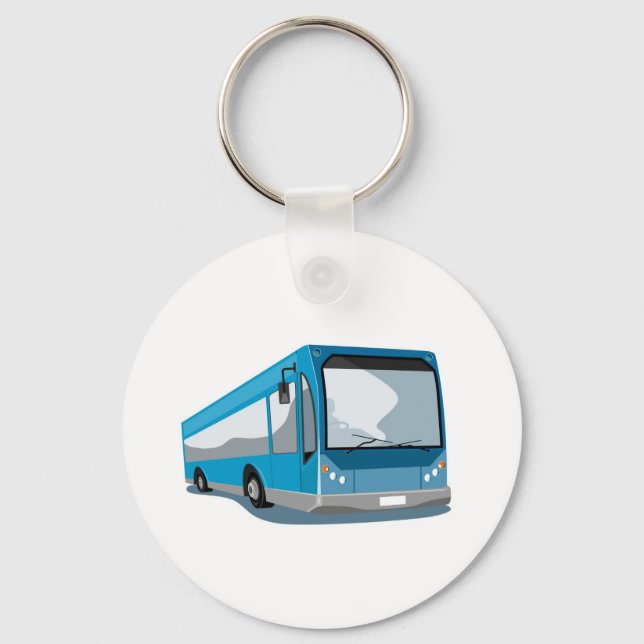 turistbusstransport i buss nyckelring (Framsida)