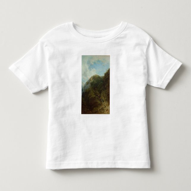 Turister i berg t-shirt (Framsida)