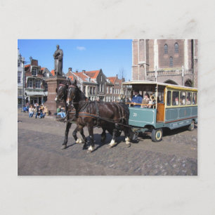 Turister i Delft Vykort