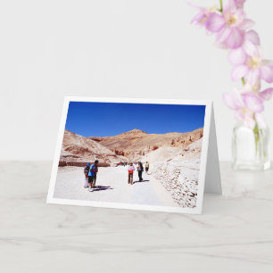 Turister i Konungarnas dal, Luxor, Egypten Kort