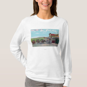 Turister som avgår för den Tijuana platsen Tee Shirt