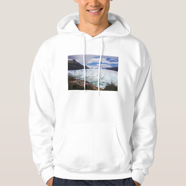 Turister tittar glaciär sweatshirt (Framsida)