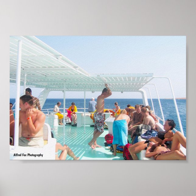 Turister vid Röda havet Poster (Framsidan)