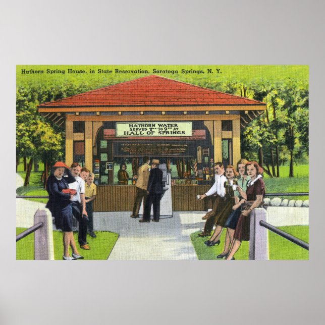 Turisternas syn på Hathorn Vår House Poster (Framsidan)