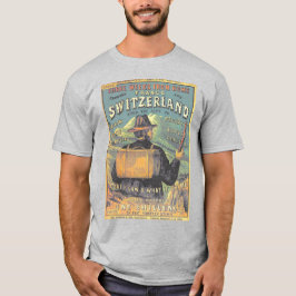 Turistguide för vintage till Schweiz Cover Art T Shirt