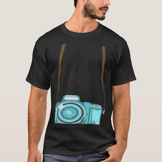 Turistkamera Manar Kvinnor Coola Fotografifilm - k T Shirt (Framsida)