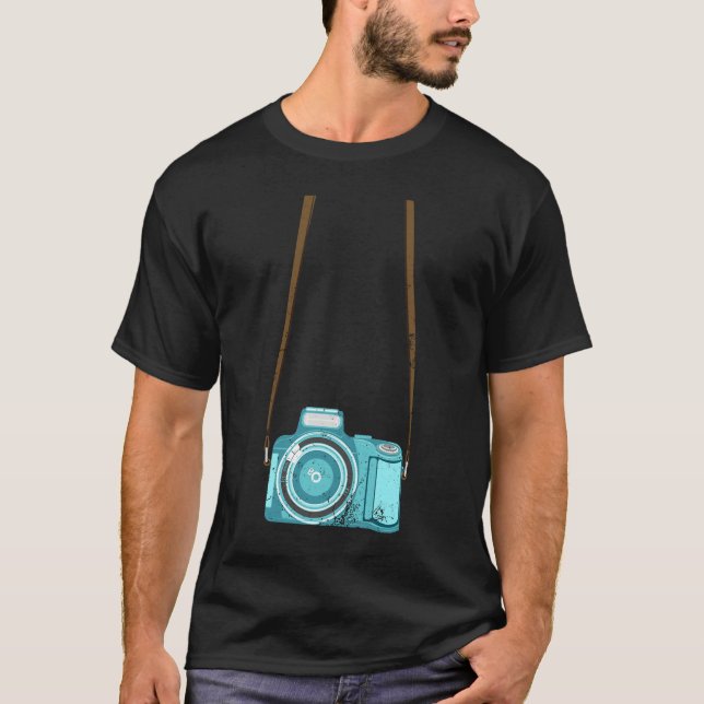 Turistkamera Manar Kvinnor Coola Fotografifilm - k T Shirt (Framsida)
