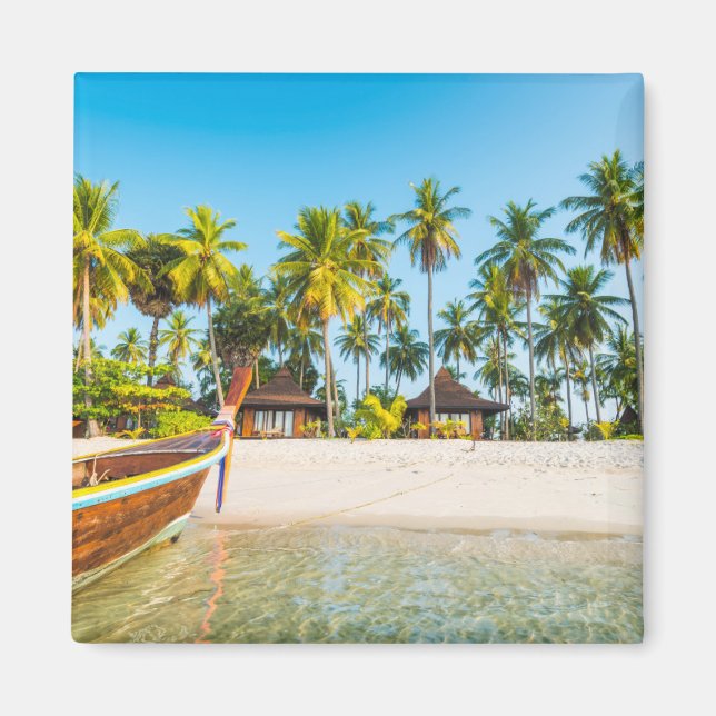 Turistnäringens Bungalows på stranden | Thailand Magnet (Framsidan)