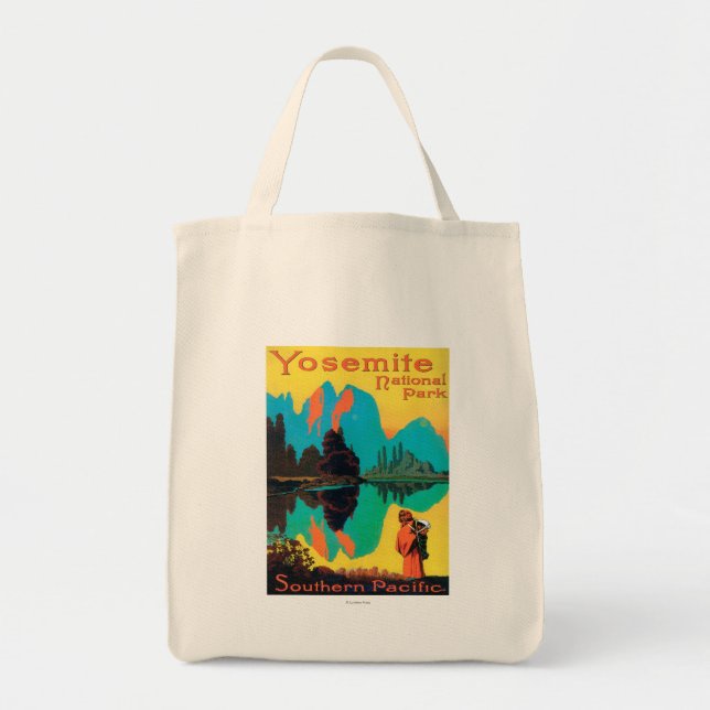 TuristPoster - Yosemite Nat'l Park, CA Tygkasse (Framsidan)