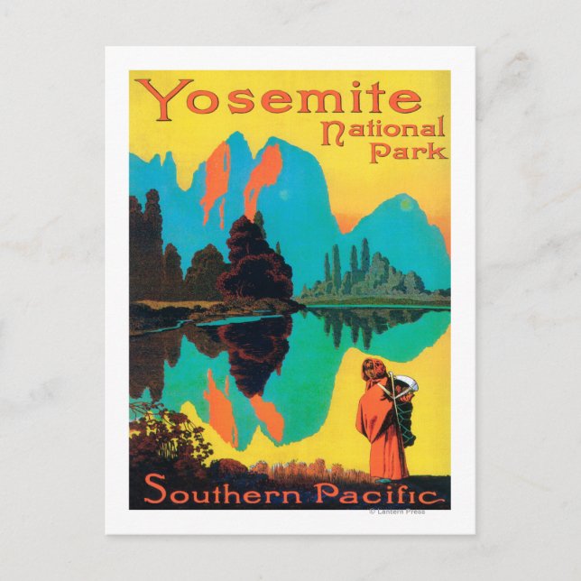 TuristPoster - Yosemite Nat'l Park, CA Vykort (Framsida)