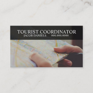 Turistsamordnare Karta Travel Agent Visitkort