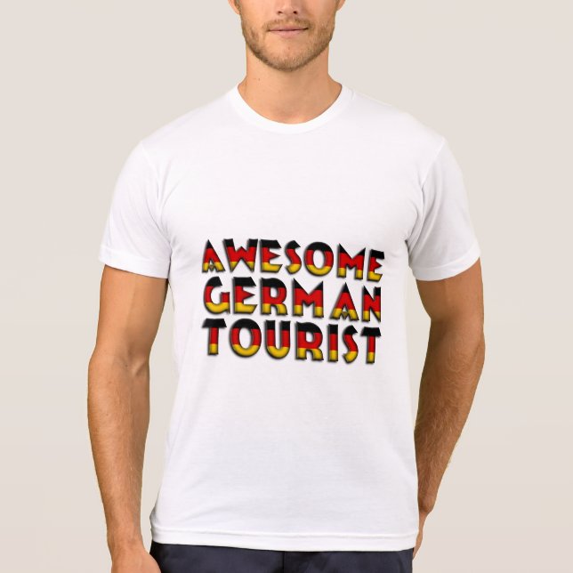 Turisttypografi i Fantastisk T-shirt (Framsida)