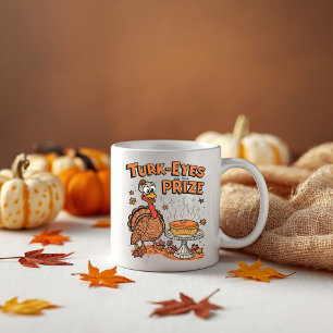 Turk-öron på Priset - Rolig Thanksgiving-kalkon Kaffemugg
