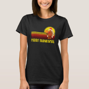 Turk Santa Glad Thanksmas Jul Tacksgiving T Shirt