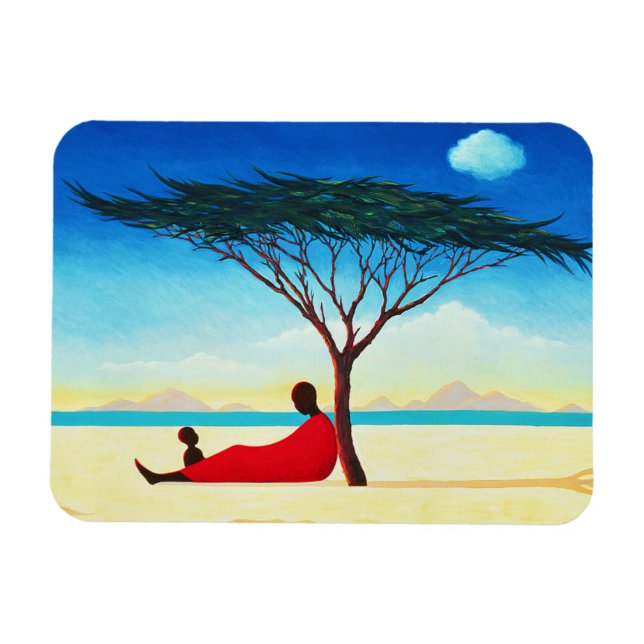 Turkana Eftermiddagen 1994 Magnet (Horisontell)