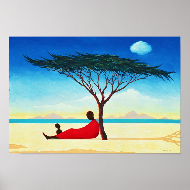 Turkana Eftermiddagen 1994 Poster (Framsidan)