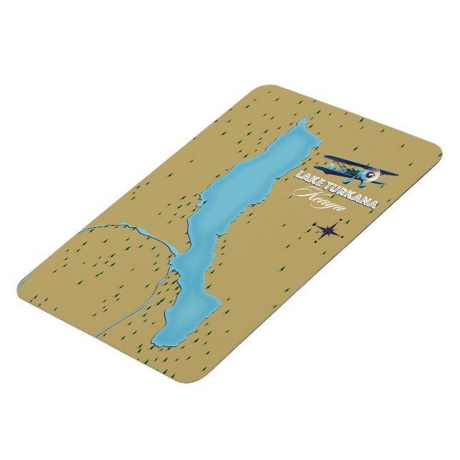 Turkanasjön Kenya Magnet (Vänstra Sidan)