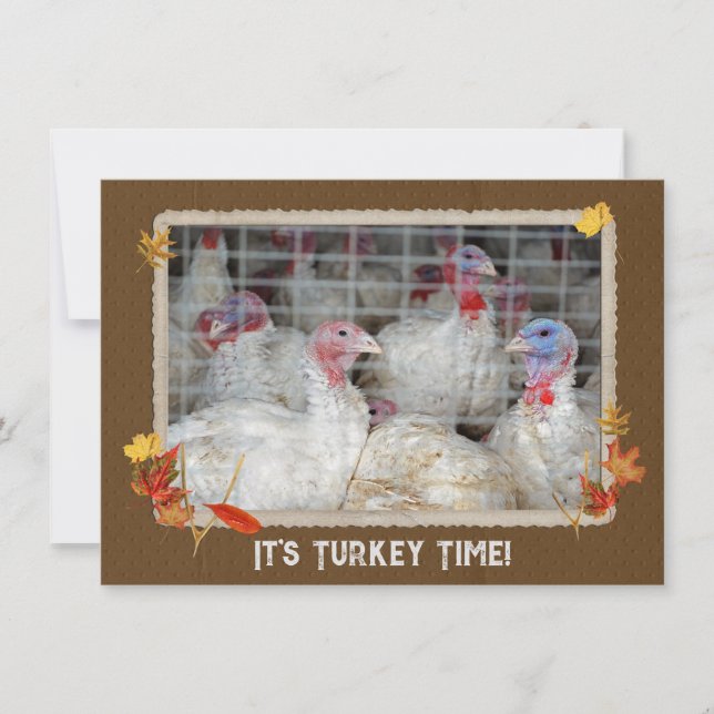 Turkdags Inbjudan till Middag (Framsida)
