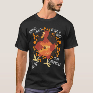 Turkegravy Bönor Och Rullar Låt Mig Se Den Cassen T Shirt