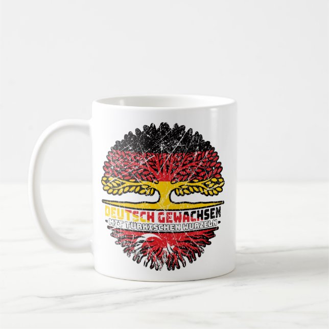 Türkei Türkisch Deutsch Deutschland Baum Wurzel Kaffemugg (Vänster)
