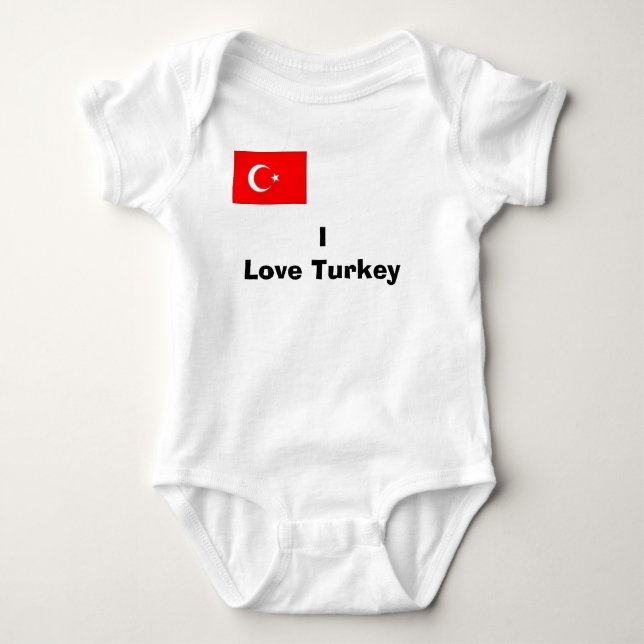 turken älskar jag Turkiet Tröja (Framsida)