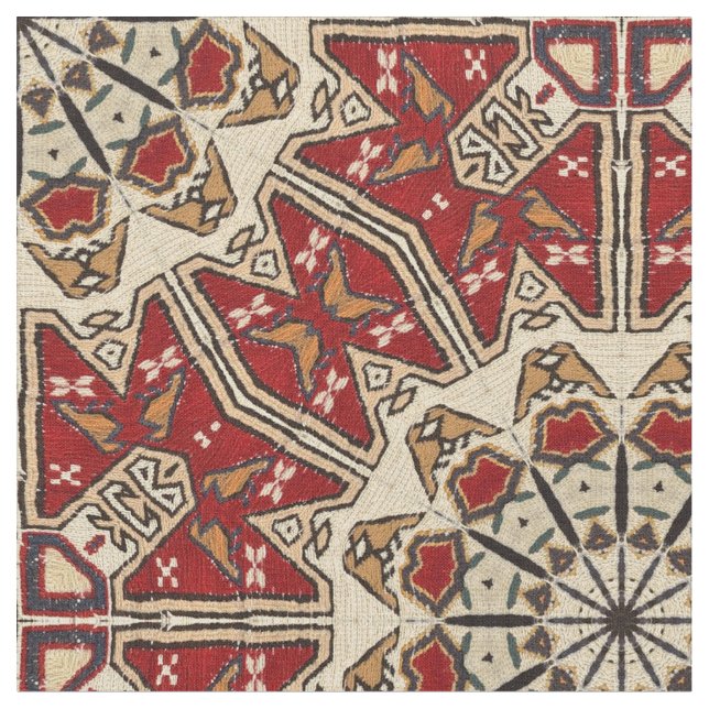 Turken mattar kaleidoscopen tyg (Närbild)