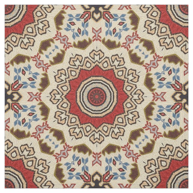 Turken mattar kaleidoscopen tyg (Provkarta)