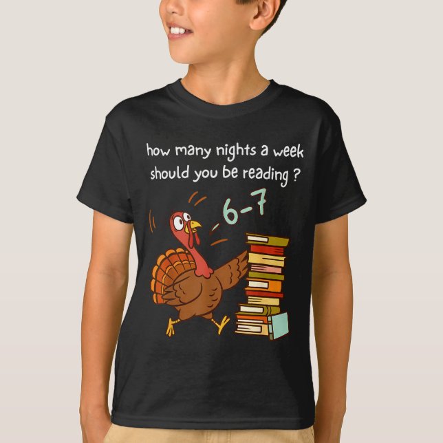 Turkey 67 How Many Nights A Week Should You Be Rea T Shirt (Framsida)